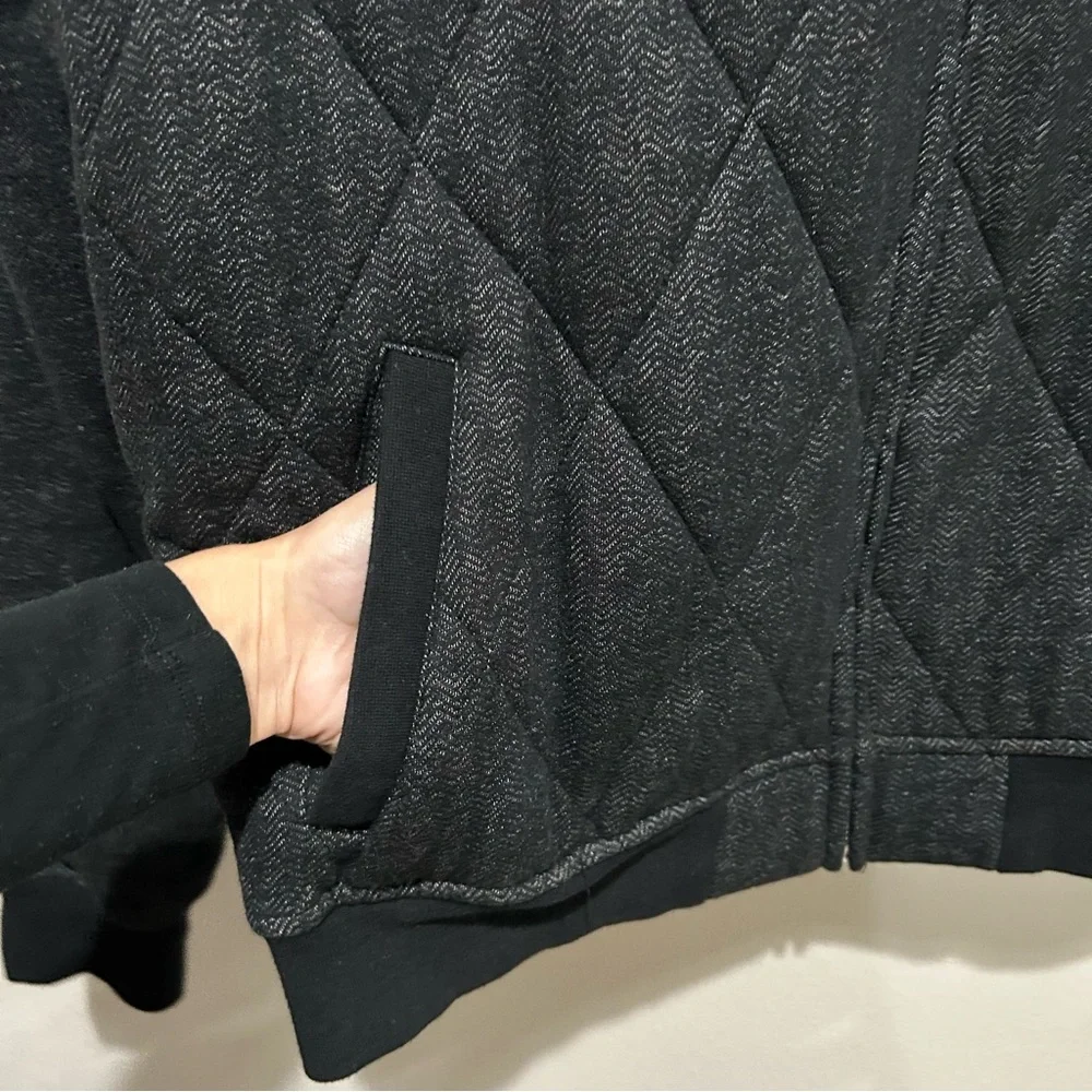 Matix men’s Black Quilted Jacket zip up